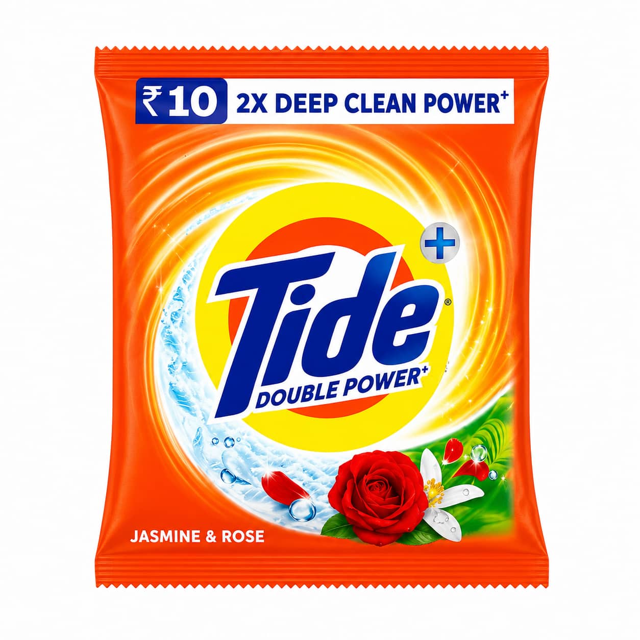 TIDE DOUBLE  DETERGENT POWDER (PACK OF 10)